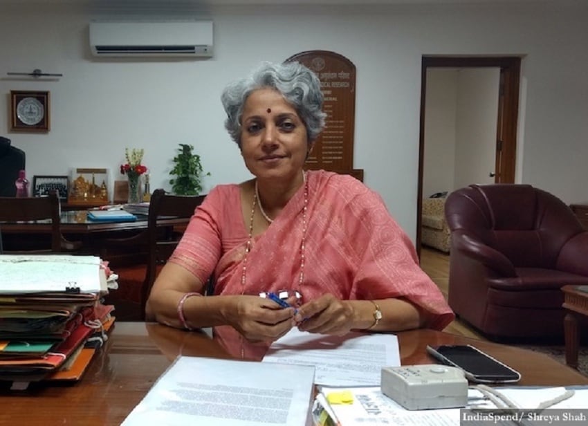 File image of Soumya Swaminathan. Indiaspend