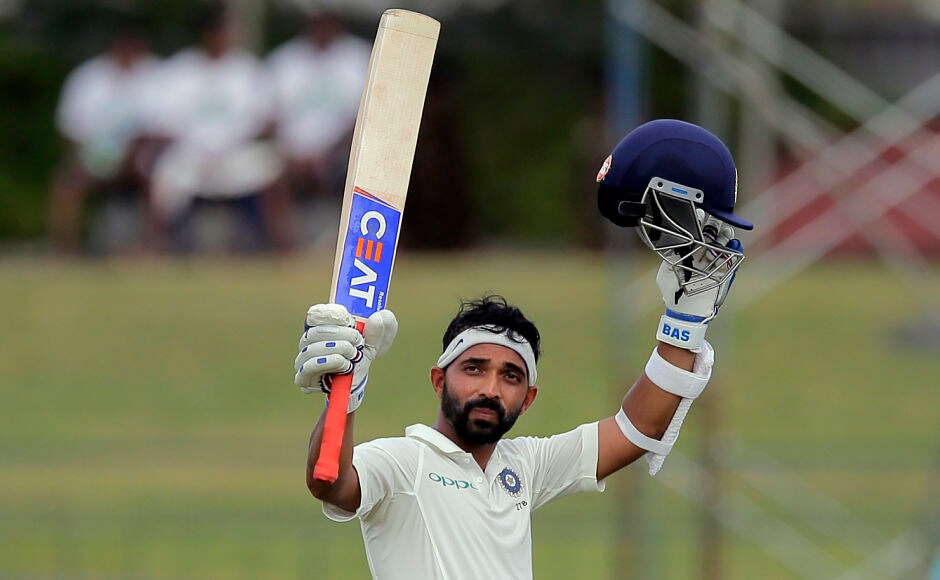 India's Ajinkya Rahane too followed suit as he went on to slam his 9th Test ton. Pujara and Rahane complimented each other well and made the Sri Lankan bowlers toiled hard on Day 1 of the 2nd Test. AP India's Ajinkya Rahane too followed suit as he went on to slam his 9th Test ton. Pujara and Rahane complimented each other well and made the Sri Lankan bowlers toiled hard on Day 1 of the 2nd Test. AP