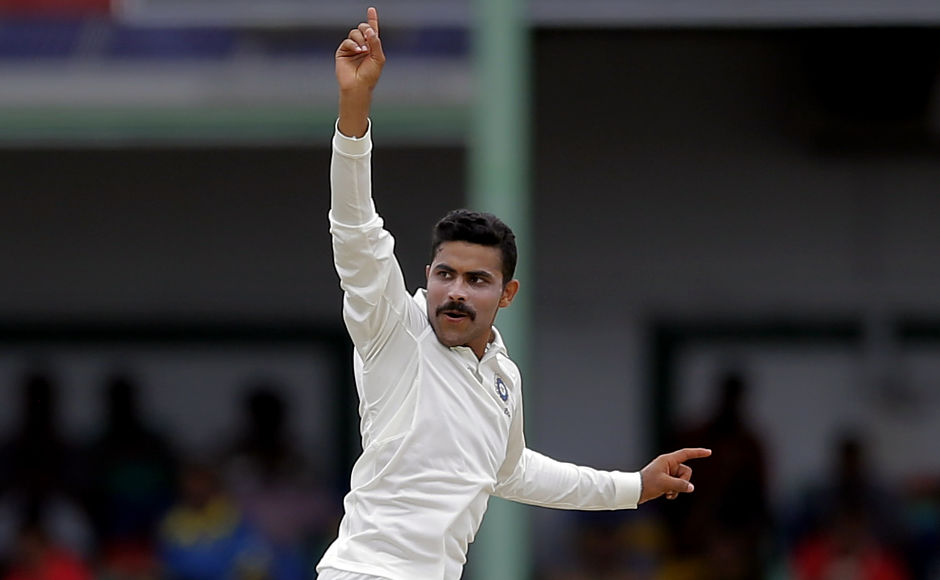 The World no.1 Test bowler, Ravindra Jadeja, created problems for the home side as he went on to bag his 9th 5-wicket haul in Tests. Jadeja was also named Man of the Match for his all round performance in the 2nd Test. AP The World no.1 Test bowler, Ravindra Jadeja, created problems for the home side as he went on to bag his 9th 5-wicket haul in Tests. Jadeja was also named Man of the Match for his all round performance in the 2nd Test. AP