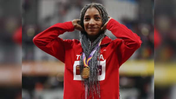 IAAF World Athletics Championships 2017: Nafi Thiam adds heptathlon gold to Olympic crown in London