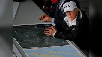 Donald Trump surveys Texas as Hurricane Harvey paralyses Houston, says damage is of 'epic proportion'