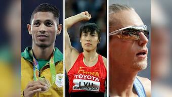 IAAF World Athletics Championships 2017: Wayde van Niekerk, Nijel Amos, Evan Jager in action on Day 5