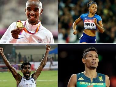 IAAF World Athletics Championships 2017: Mo Farah, Wayde van Niekerk, Lakshmanan Govindan in action on Day 6