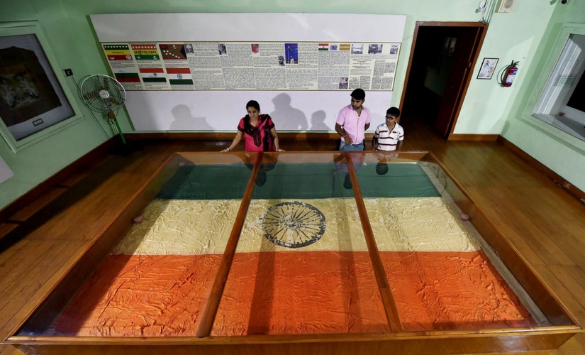 In Chennai, the national flag hoisted on 15 August , 1947 at Fort St George, has been put on display at Fort Museum under the Archaeological Survey of India. PTI In Chennai, the national flag hoisted on 15 August , 1947 at Fort St George, has been put on display at Fort Museum under the Archaeological Survey of India. PTI