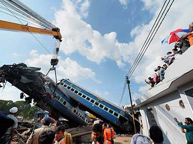 Utkal Express derailment: Railway safety officials inspect accident site Utkal Express derailment: Railway safety officials inspect accident site