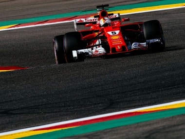 Sebastian Vettel was half a second slower than Lewis Hamilton. Image Courtesy: Twitter @ScuderiaFerrari