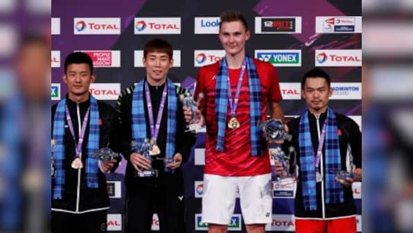 World Badminton Championships 2017: Viktor Axelsen clinches gold medal with win over Lin Dan