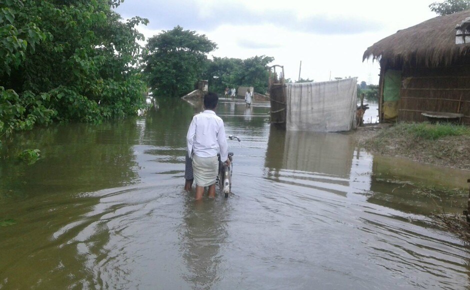 So far, at least 13 persons, including women and children, have been killed in the floods. ETV So far, at least 13 persons, including women and children, have been killed in the floods. ETV