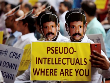 Kerala political killings: 'Where are you' protest at Jantar Mantar questions intellectuals' selective stand Kerala political killings: 'Where are you' protest at Jantar Mantar questions intellectuals' selective stand