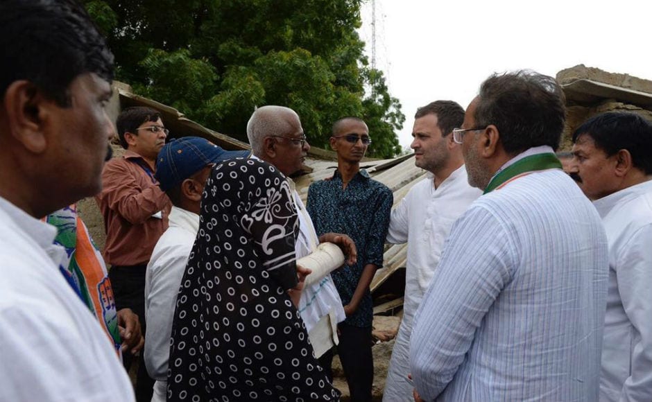 BJP condemned the attack calling Gandhi's visit a BJP condemned the attack calling Gandhi's visit a