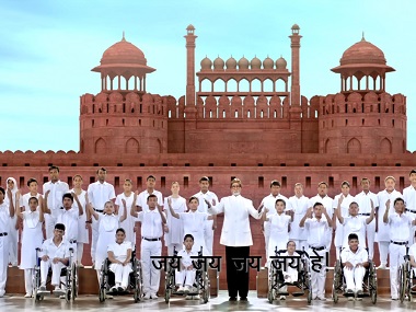 Watch: Amitabh Bachchan features in video of national anthem sung in sign language Watch: Amitabh Bachchan features in video of national anthem sung in sign language