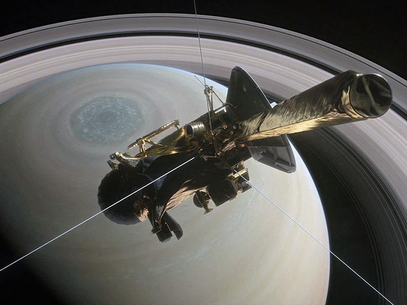 NASA's Cassini to begin last five grand finale orbits by diving closer to Saturn's atmosphere NASA's Cassini to begin last five grand finale orbits by diving closer to Saturn's atmosphere