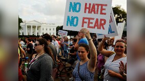 Charlottesville attack: Digital rights group criticises internet firms for curbing extremists' freedom of expression