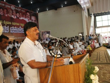 I-T raids on DK Shivakumar's residence: Congress cries foul, calls it political vendetta before elections I-T raids on DK Shivakumar's residence: Congress cries foul, calls it political vendetta before elections