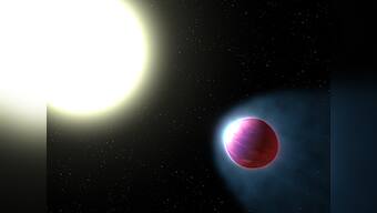 NASA's Hubble discovers an exoplanet with a glowing stratosphere that's hot enough to boil metals