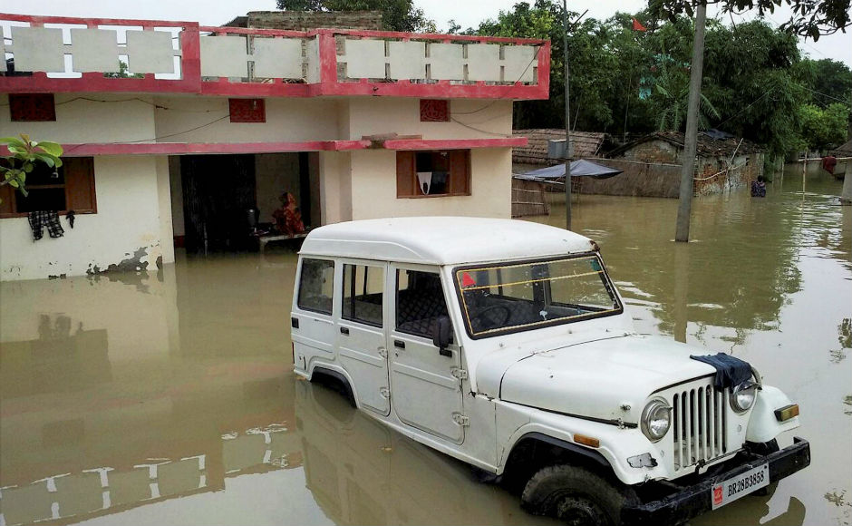 In Bihar, the death toll mounted to 72 affecting over 73 lakh people across 14 districts. Chief Minister Nitish Kumar conducted an aerial survey of flood-hit areas. PTI In Bihar, the death toll mounted to 72 affecting over 73 lakh people across 14 districts. Chief Minister Nitish Kumar conducted an aerial survey of flood-hit areas. PTI