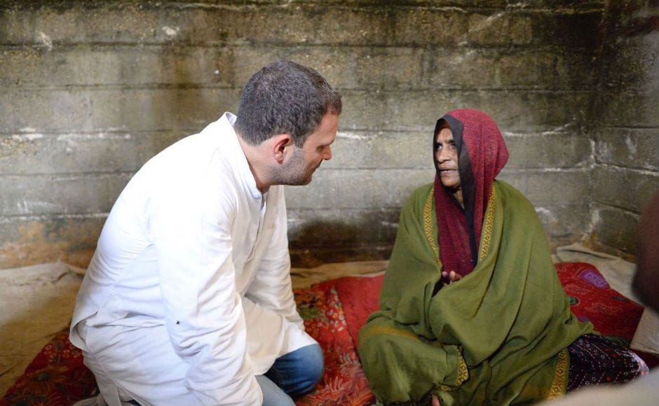 Gandhi visited Banaskantha district's Dhanera village, which is worst affected by the floods. Over 270 persons are estimated to have died and 4.5 lakh people affected by the floods in the state. Twitter @INCGujarat Gandhi visited Banaskantha district's Dhanera village, which is worst affected by the floods. Over 270 persons are estimated to have died and 4.5 lakh people affected by the floods in the state. Twitter @INCGujarat