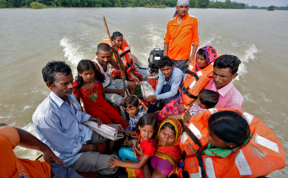 Over seven lakh people have been evacuated until now by the rescue teams of the army, the National Disaster Response Force, and the State Disaster Response Force. The government has set up 1,085 relief camps in which 2,29,097 people are living. Reuters Over seven lakh people have been evacuated until now by the rescue teams of the army, the National Disaster Response Force, and the State Disaster Response Force. The government has set up 1,085 relief camps in which 2,29,097 people are living. Reuters