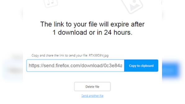 Mozilla launches Send, a private, secure and ephemeral browser based file sharing service