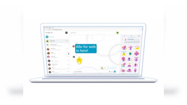 Google Allo has a web client which only pairs with Android phones for now
