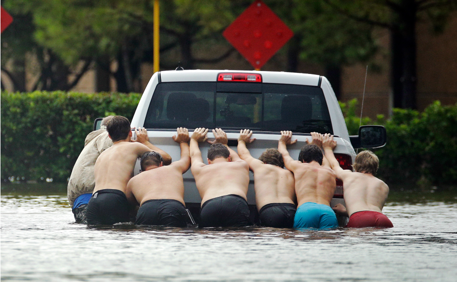 Several states and the United States military are sending emergency workers and equipment to Texas. In Harris County, authorities are having issues mobilising those resources, reports say. AP Several states and the United States military are sending emergency workers and equipment to Texas. In Harris County, authorities are having issues mobilising those resources, reports say. AP