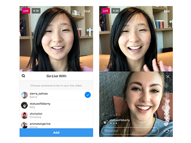 Facebook begins testing feature to invite friends on Instagram live videos Facebook begins testing feature to invite friends on Instagram live videos