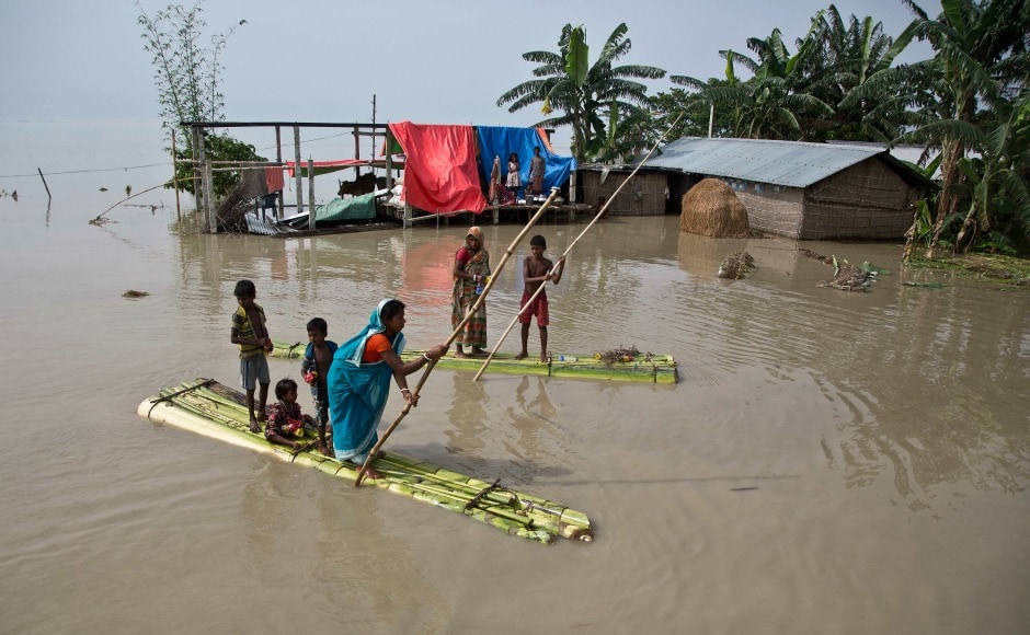 Assam Flood Situation Continues To Deteriorate 11 More Deaths Take Toll To 49 Photos News 