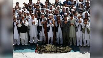 Kabul mosque attack: Death toll rises to 28; hundreds attend funeral of victims in Afghan capital