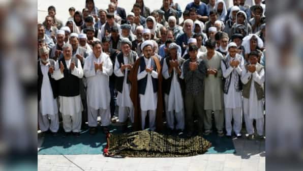 Kabul mosque attack: Death toll rises to 28; hundreds attend funeral of victims in Afghan capital