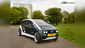 Dutch students have developed a lightweight biodegradable electric car