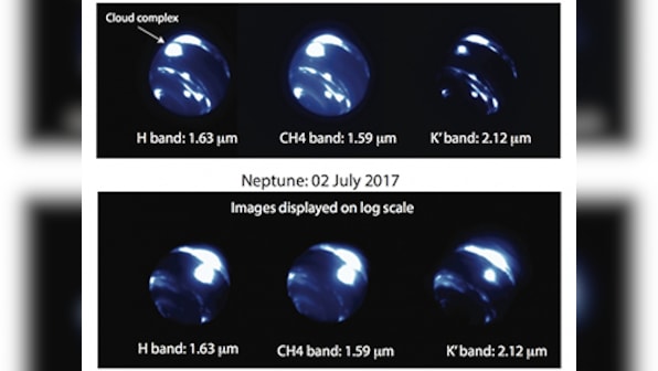 WM Keck Observatory astronomers spot surprise appearance of a large storm system on Neptune