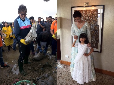Amitabh Bachchan cleans up Mumbai beach, Aishwarya-Aaradhya at IFFM : Social Media Stalkers' Guide Amitabh Bachchan cleans up Mumbai beach, Aishwarya-Aaradhya at IFFM : Social Media Stalkers' Guide