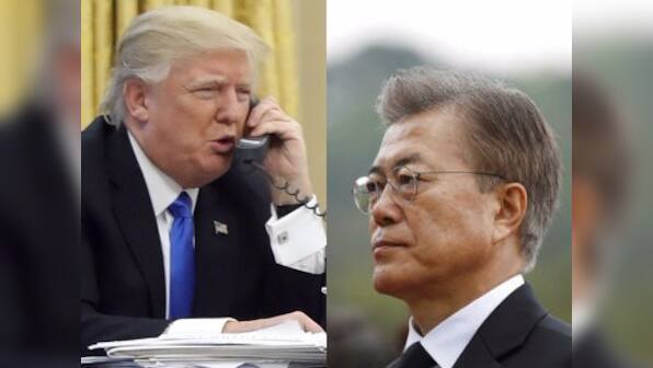 Donald Trump, Moon Jae-In welcome North Korea sanctions, say Pyongyang poses grave threat
