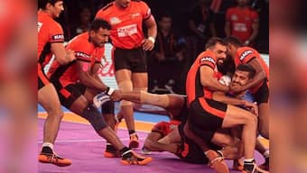 Pro Kabaddi League 2017: U Mumba defeat Haryana Steelers to win first home game