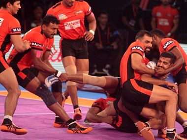 Pro Kabaddi League 2017: U Mumba defeat Haryana Steelers to win first home game Pro Kabaddi League 2017: U Mumba defeat Haryana Steelers to win first home game