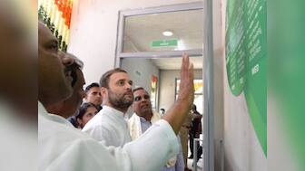 Rahul introduces Indira Canteens: With 2018 in mind, Congress serves idli and bisi bele bhaath in waterlogged Bengaluru