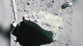 Rock known as 'rusty' retrieved by the Apollo 16 mission reveals the hot, dry origin of the Moon