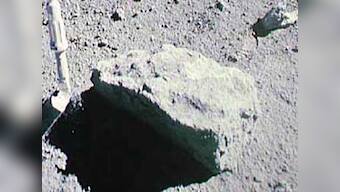 Rock known as 'rusty' retrieved by the Apollo 16 mission reveals the hot, dry origin of the Moon