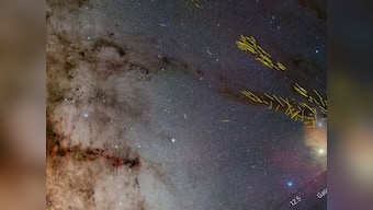 Astronomers find evidence of galactic magnetic fields formed early in galaxy's life