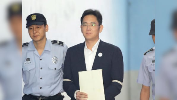 Samsung vice-chairman, Lee Jae-Yong, sentenced to five years in prison on bribery charges