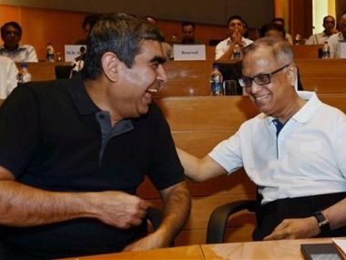 Vishal Sikka resigns: Narayana Murthy becomes the villain in former Infosys CEO's Mark Antony moment Vishal Sikka resigns: Narayana Murthy becomes the villain in former Infosys CEO's Mark Antony moment