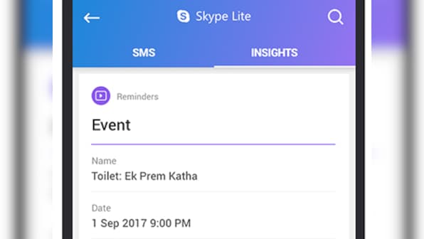 Microsoft helps you be more productive with SMS Insights for Skype Lite users in India