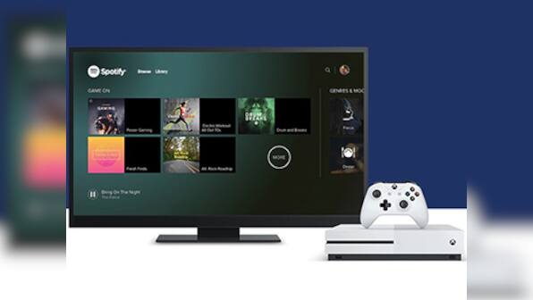 Spotify launched on the Xbox One, along with curated gaming oriented tracks in a gaming hub