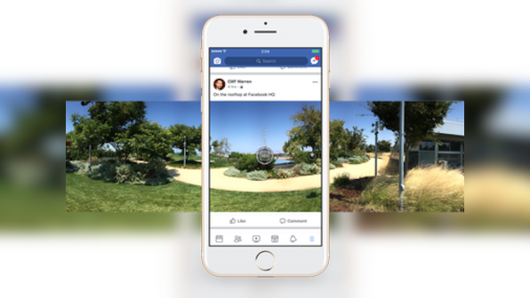 Facebook now allows you to capture 360 degree photos on its mobile app