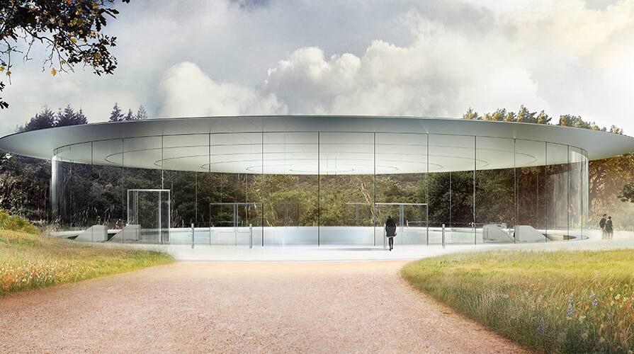 The Entrance to the Steve Jobs Theatre