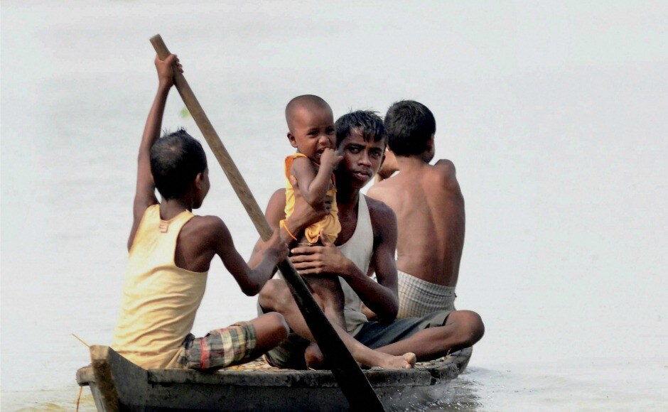 Morigaon was the worst hit district, having almost 29,500 hectares of harvested land under water. PTI Morigaon was the worst hit district, having almost 29,500 hectares of harvested land under water. PTI