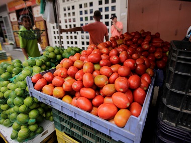 The pricey produce: Congress launches 'state bank of tomato' to protest rising price of vegetable The pricey produce: Congress launches 'state bank of tomato' to protest rising price of vegetable