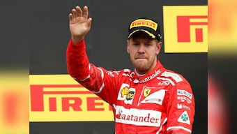 Japanese Grand Prix: Ferrari's Sebastian Vettel retires after four laps due to engine trouble