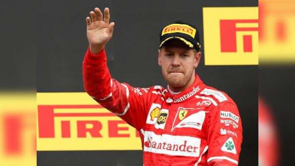 Japanese Grand Prix: Ferrari's Sebastian Vettel retires after four laps due to engine trouble