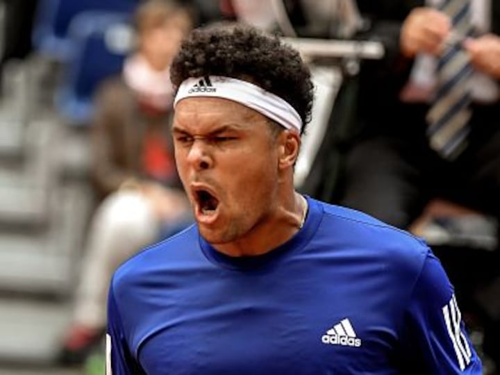 Davis Cup: Jo-Wilfried Tsonga beats Serbia's Dusan Lajovic to send France into World Group final